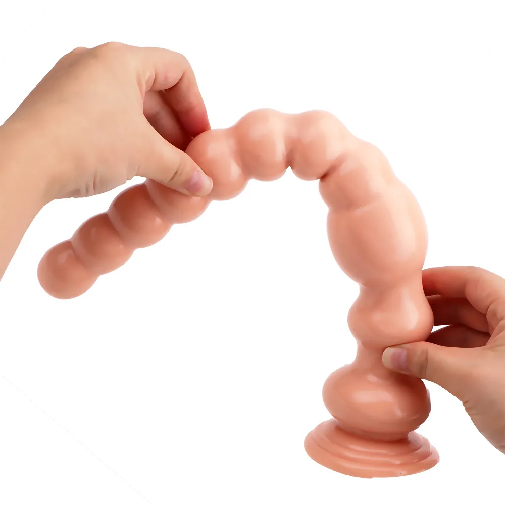 Ikoky Long Anal Plug großer Dildo mit Saugnapfbecher Butt Plug Anus Hinterhof Masturbation Sex Toys for Woman Männer Prostata Massage S104303222