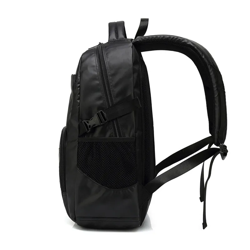 男性用の旅行バックパックのための黒いバックパックマン防水ビジネスバックパックバッグラップトップバグパックメンズブックバッグラージ217m