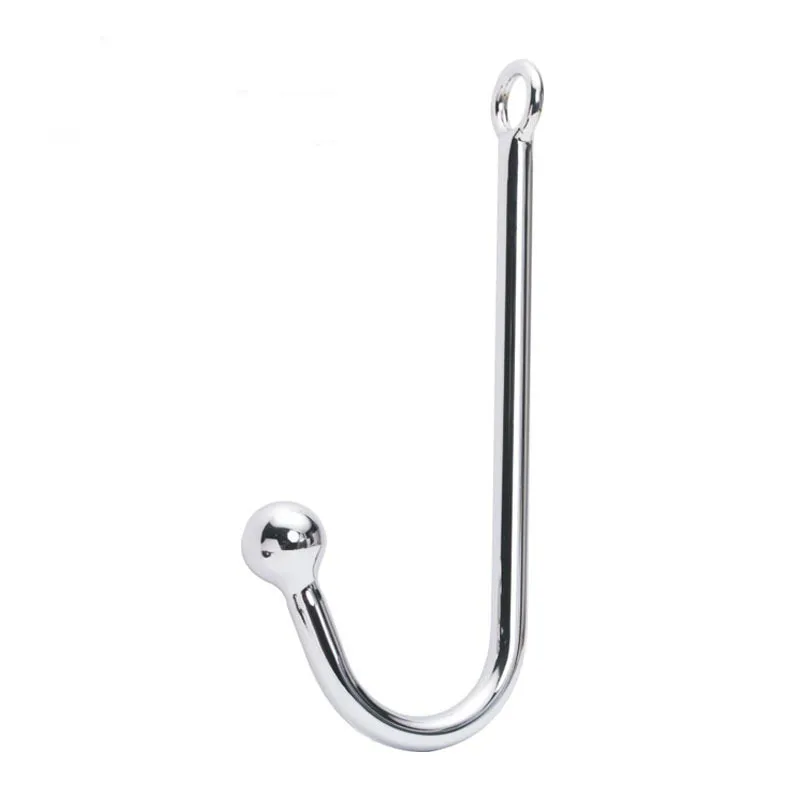 Stainless steel anal hook metal butt plug with ball anal plug anal dilator gay sex toys for men and women adult games 3
