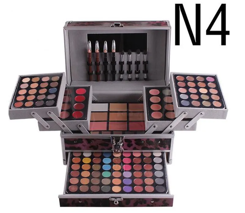 MISS ROSE Professional Face Makeup Palette Sets matte&shimmer eyeshadow Concealer Brightening waterproof foundation makeup kit DHL free