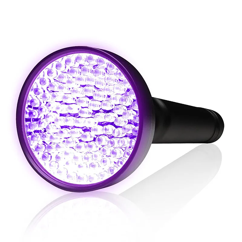 18W UVブラックライト懐中電灯100 LED UV Light and Blacklight for Home El Ellsiption Pet Pet urine染色LED Spotligh228i