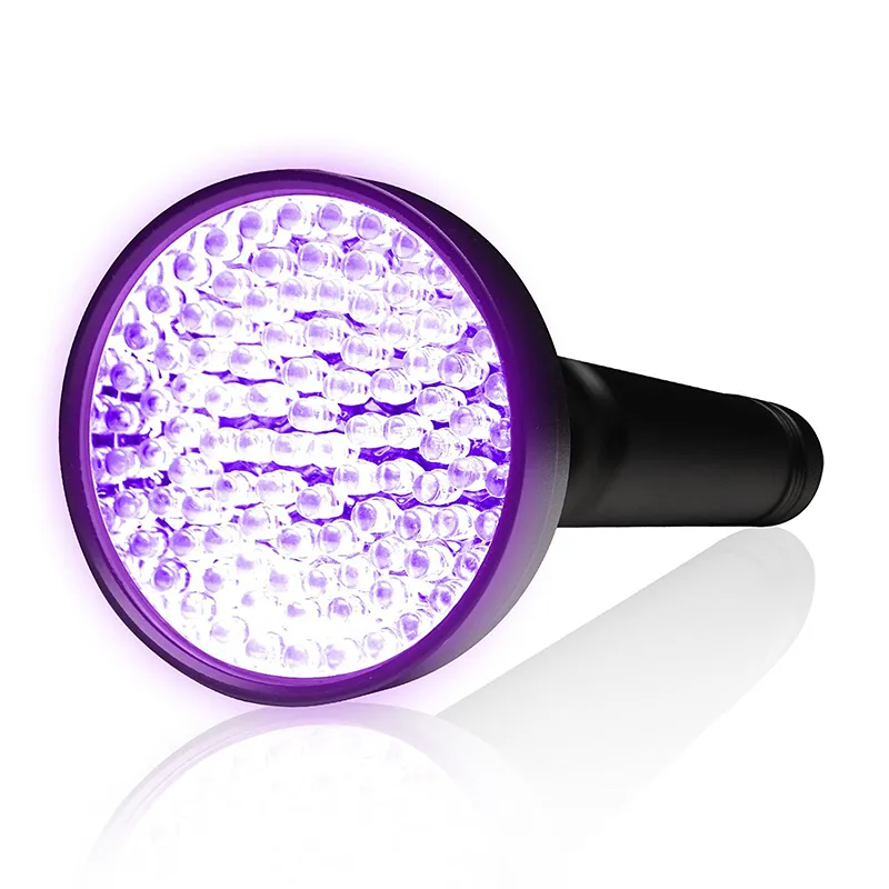18W UV Black Light ficklampa 100 LED UV Light and Blacklight for Home El Inspection Pet Urine Stains LED SPOLIGH243C