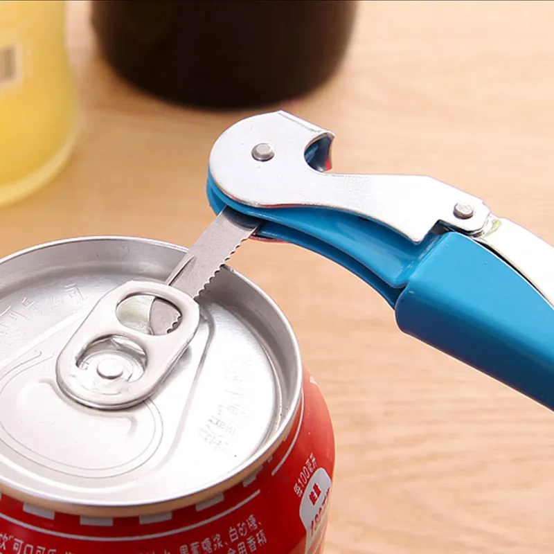Corkscrew Stainless Steel Bottle Opener Knife Pull Tap Double Hinged Corkscrews Creative Promotional Gifts