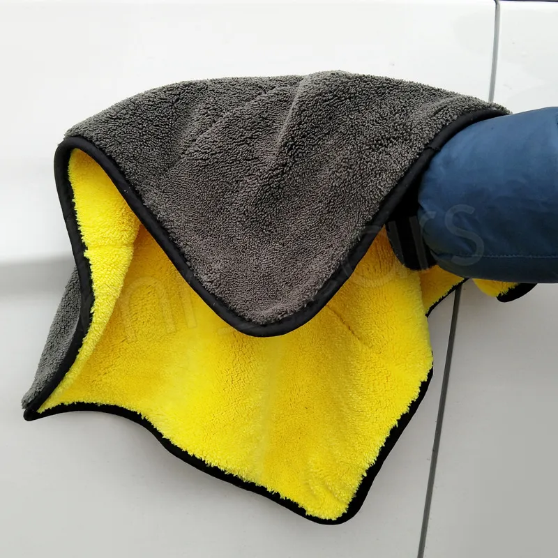 Auto-Reinigungstuch, superweiche, saugfähige Mikrofaser-Handtücher, 45 x 38 cm, dickes Wachs, Polierkorallenvlies-Handtücher, Auto-Reinigungspflegetücher GGA1033