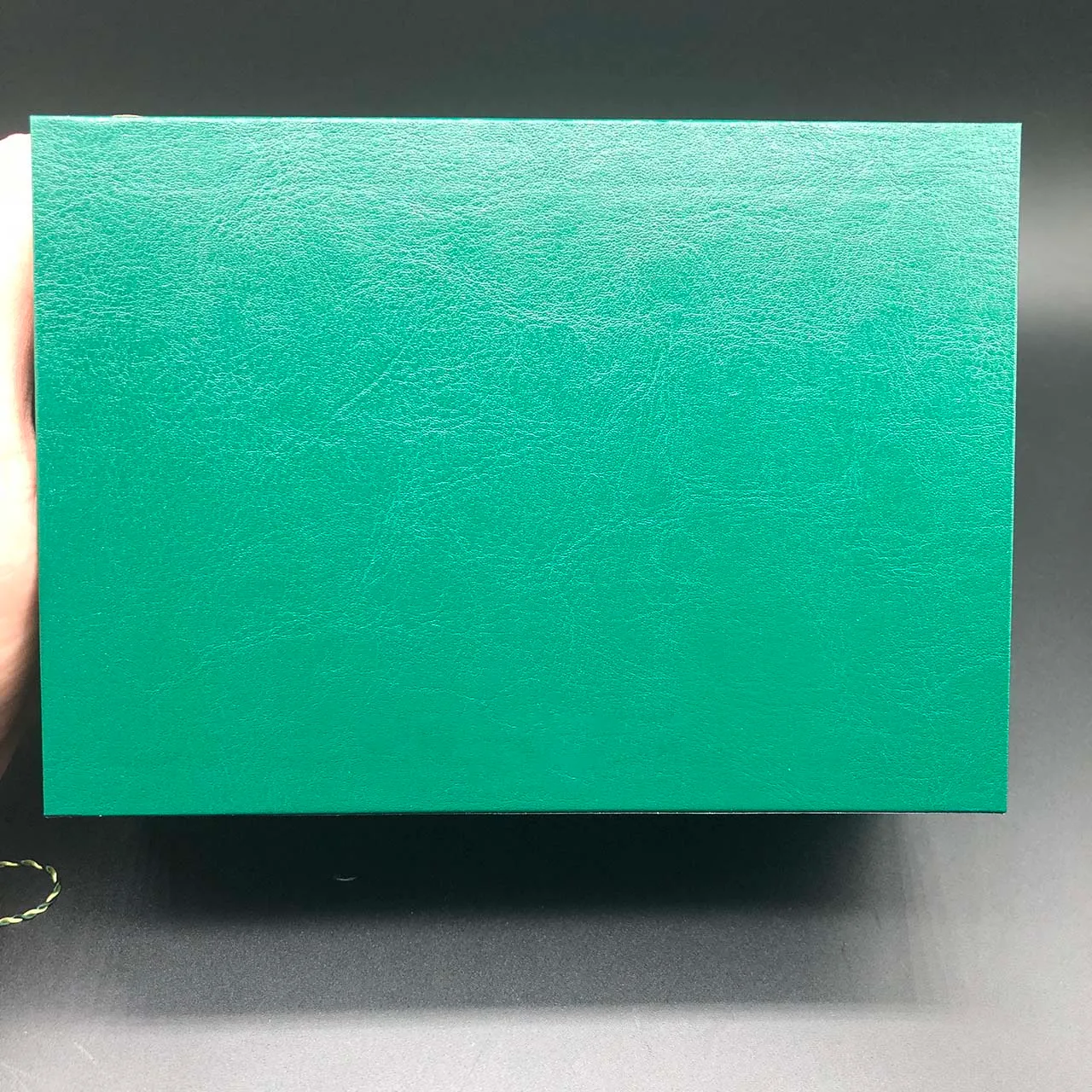 Caja de regalo de calidad para relojes, color verde oscuro, para cajas SOLEX, relojes, folletos, etiquetas y papeles en inglés, cajas de relojes suizos To185q