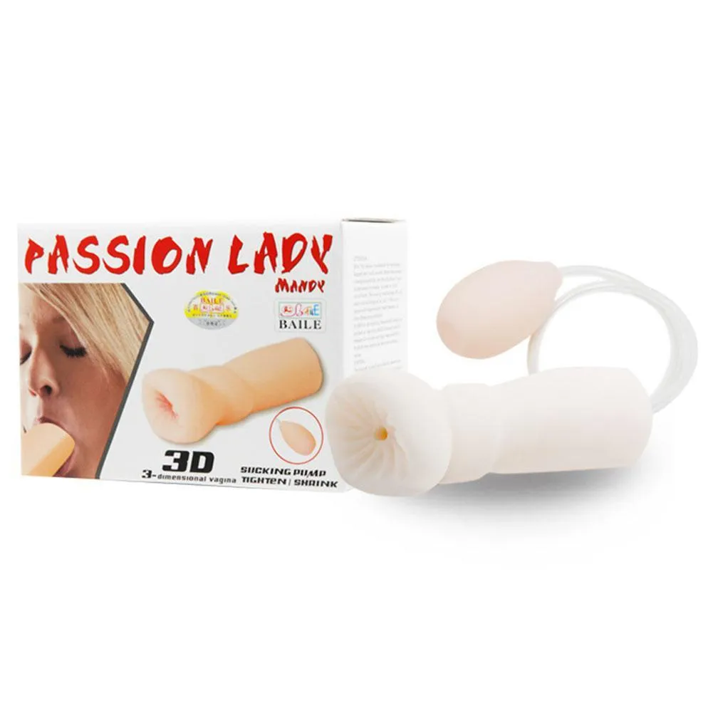 RABBITOW Man Oral Sex Masturbation Manual Vacuum Sucking Masturbator Sex Toy Y18103105