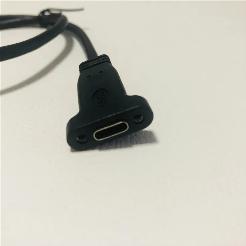 Cabo de extensão de dados do conector do adaptador USB 3.1 tipo C para tipo E com suporte para placa-mãe do painel frontal 50 cm