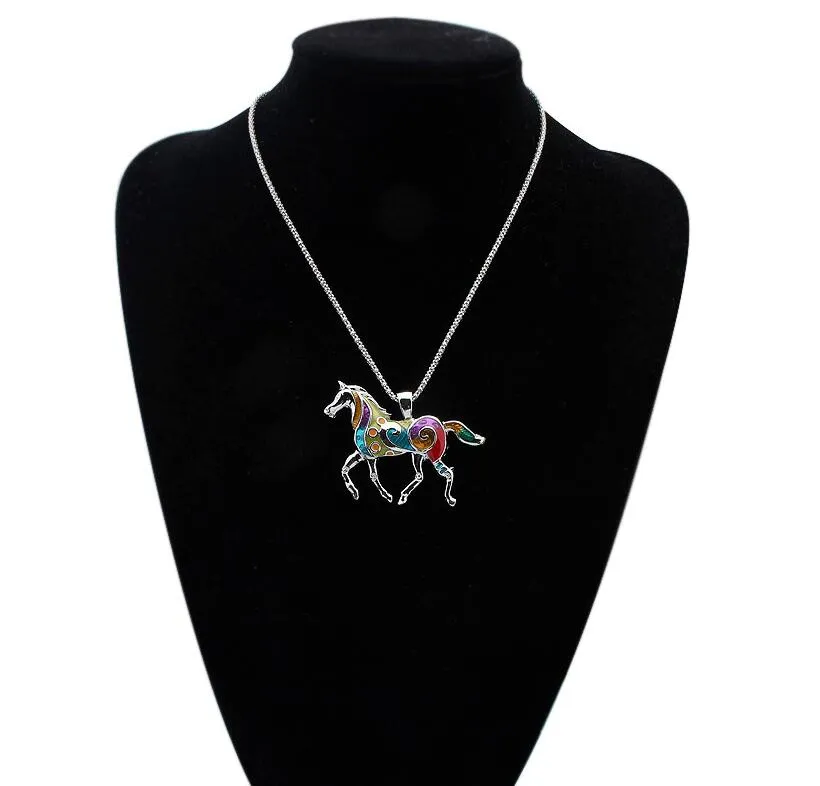 Euramerican pony necklace earring set long sweater chain pendant necklace bardian accessories women jewelry set341O