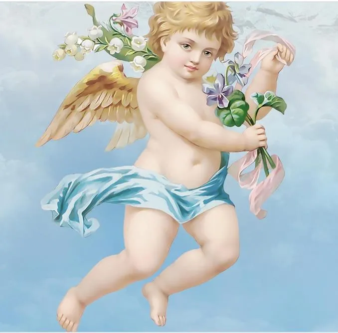 po ścianie murale tapeta aniołowie niebo niebo halanalskie murale 3D Malowidło sufitowe tapety3116