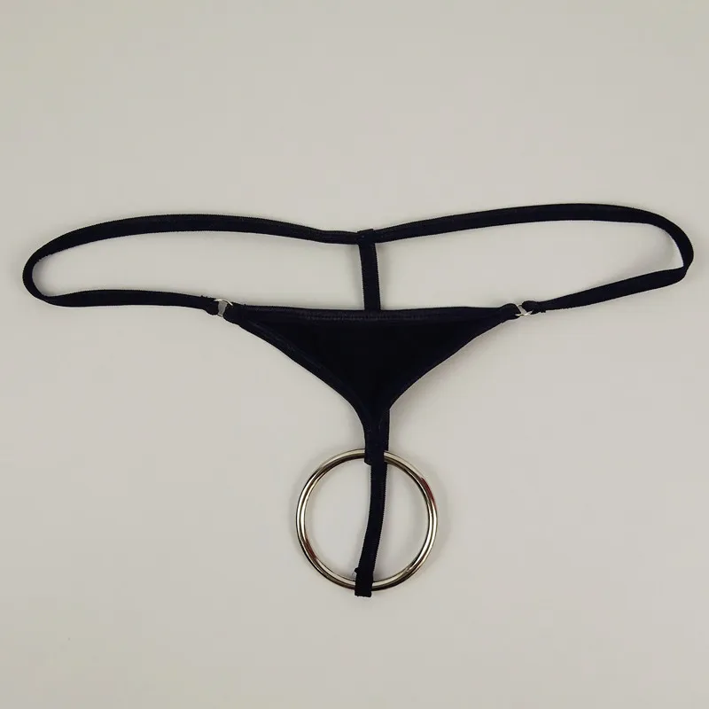 Pierścień męskiego penku jockstrap otwarty krońca seksowna g-string mężczyzna mężczyzna gejowska bielizna pusta bikini stringi tanga majtki egzotyczna bielizna c220u