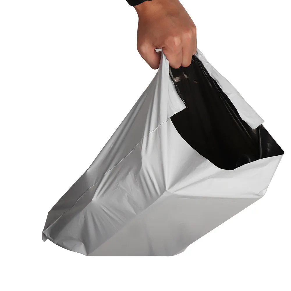 100 шт., белые самоклеящиеся курьерские пакеты, пластиковые полиэтиленовые конверты, почтовые пакеты для почтовых отправлений 4 7 Mil286T