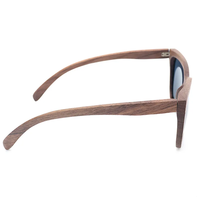 BOBO BIRD Vintage lunettes de soleil hommes lunettes de soleil en bois polarisées rétro dames lunettes UV400 dans une boîte-cadeau en bois V-AG010226d