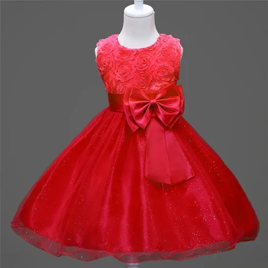 Paillettes di fiori principessa abiti bambini ragazze estate di halloween festa abito tutu abiti bambini abiti ragazze vestiti wedding8235867