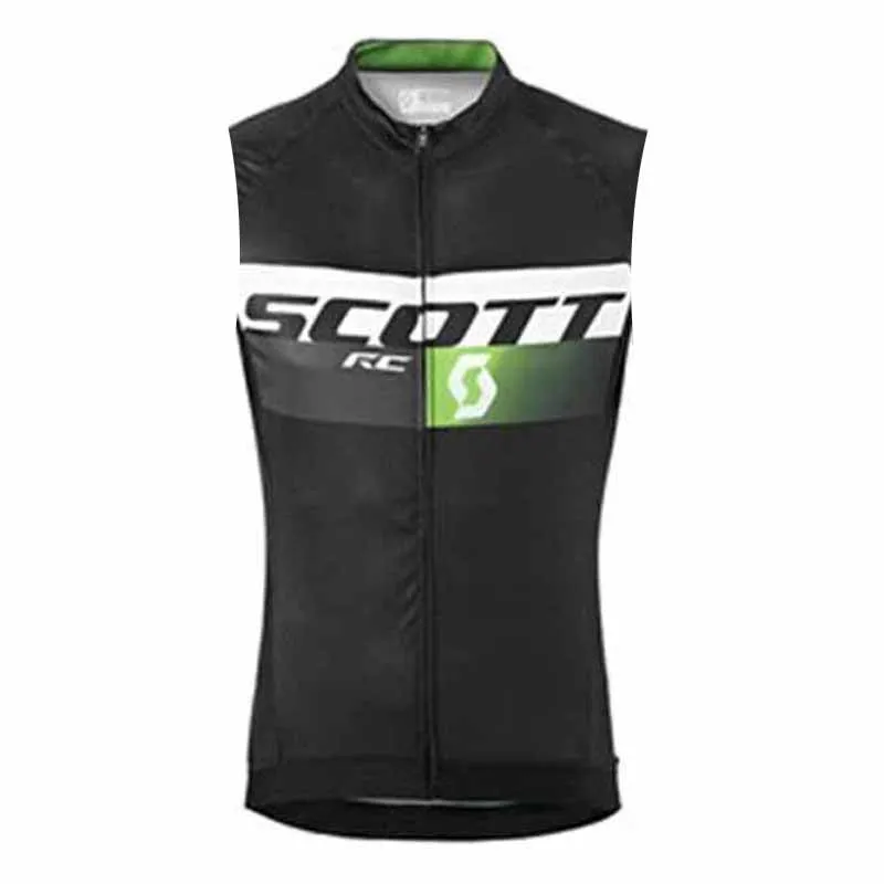 SCOTT Team cycling Sleeveless Jersey mtb Bike Tops Road Racing Vest Outdoor Sports Uniform Summer Breathable Bicycle Shirts Ropa C309E