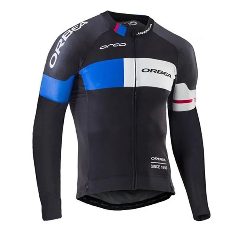 orbea pro team Long Sleeve Cycling Jersey Mens mountain Bike shirt racing Clothing breathable MTB bicycle tops outdoor sports unif259S