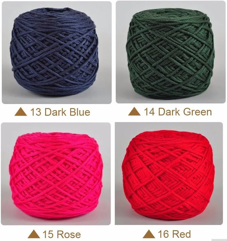 200g/ball milk cotton thick yarn for knitting scarf for hand knitting Crochet Yarn Winter Warm yarn