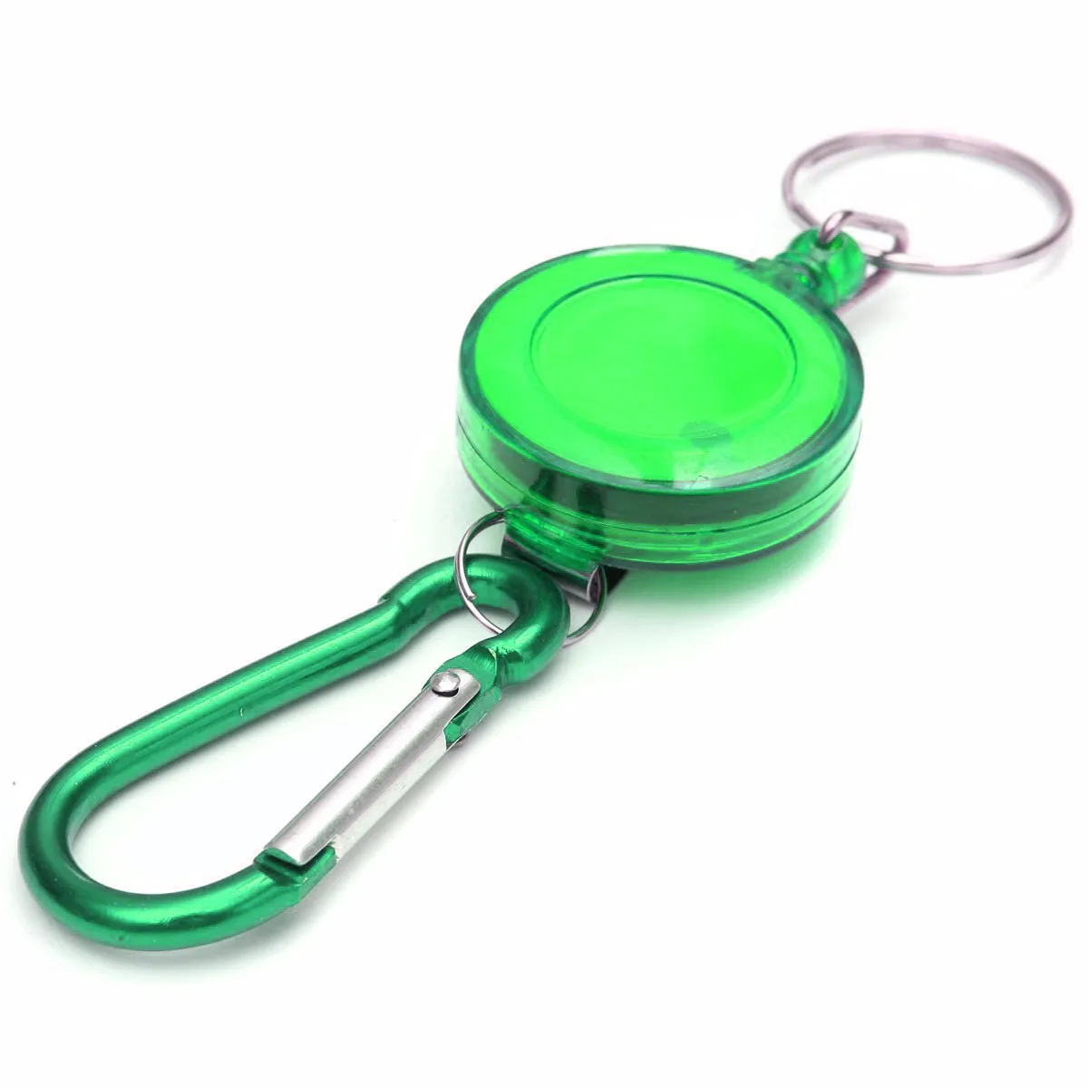 ID de recul de bobine rétractable Keychains Badge Nom Tag Tag Carte Key Carte Coup de courroie