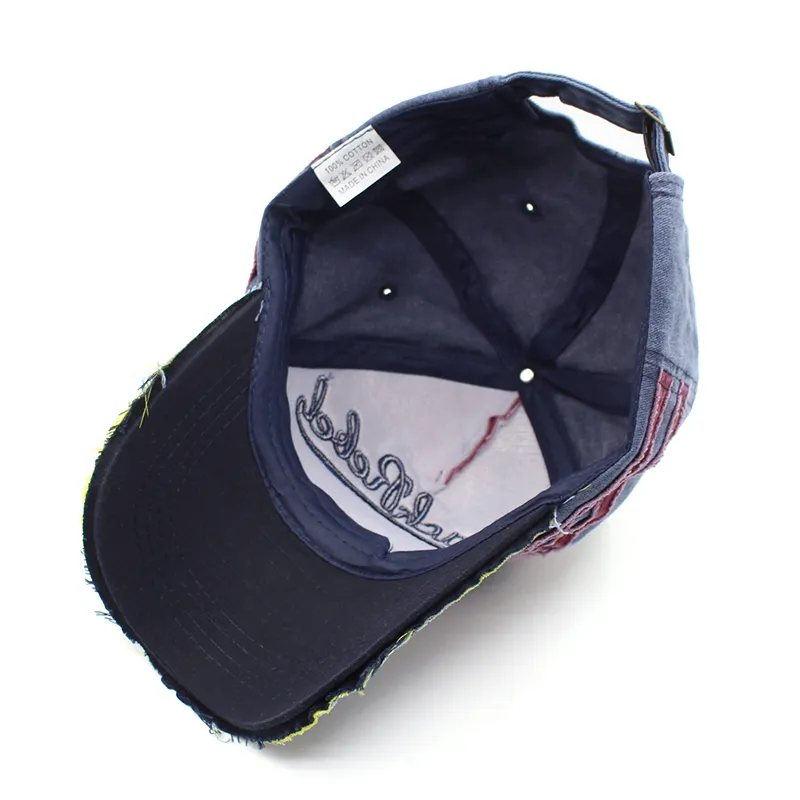 Czapki czapki baseballowej Youbome dla mężczyzn marka marki czapki snapback caps męski vintage myte bawełniane hafty haftowe kość casquette tatę kapelusz caps155f