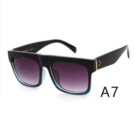 Adewu Brand Deisgn Nya solglasögon Kvinnor Fashion Style Kim Kardashian Solglasögon för Women Square UV400 Sun Glasses303K