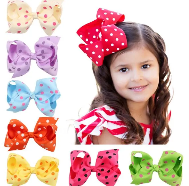 baby girl cany color big bow barrettes Design Hair bowknot Children Headwear Kids Hairpin Girls Hair Clips Baby Hair Accessory