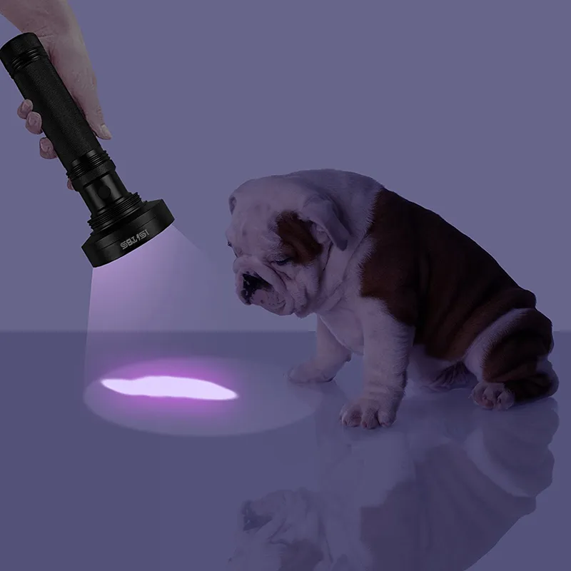 Linterna de luz negra UV de 18W, luz de 100 LED UV y luz negra para el hogar, inspección de manchas de orina de mascotas, foco LED288u