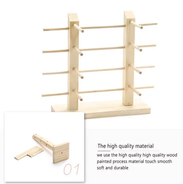 Nuovi occhiali da sole Occhiali da vista Espositori in legno Scaffale occhiali Espositore espositori Porta occhiali da sole Cornici Rack Nove dimensioni possono scegliere209W