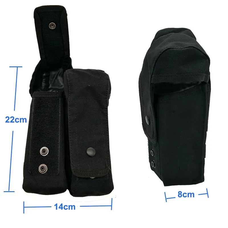 Mag Holder Bag Patronenclip Pistole Taktische MOLLE Doppelmagazintasche NO11-539