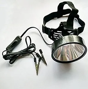8W 6v 12v 24v Led Headlamp Hunting Fishing Hunting External Power Dc Power Headlight Glare258j
