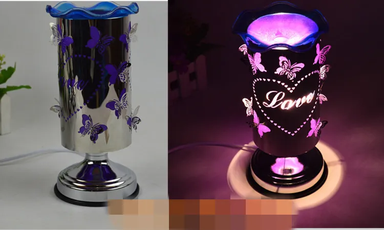 Butfly Fragrance Lampe Pouchouche tactile Lampe de chevet de chambre à coucher Creative Gift269h