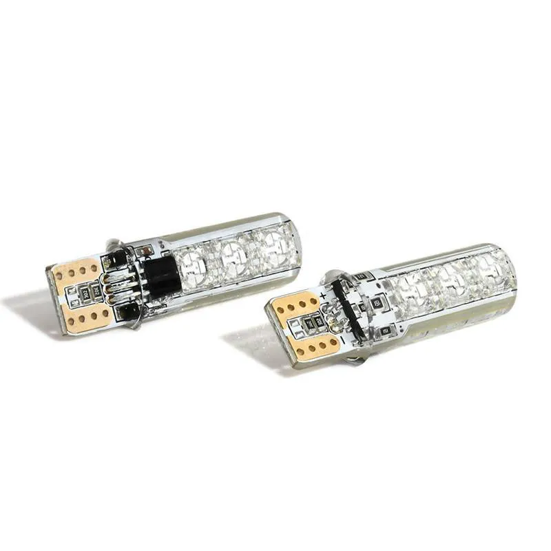 T10 W5W Led Luci di ingombro auto colorate 5050 6 SMD RGB 194 168 Lampadina Fonte di illuminazione interna remota Car Styling 12V