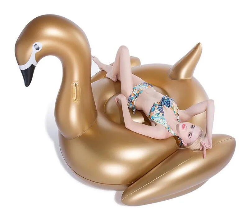 Новые надувные поплавки с изображением фламинго, игрушки для бассейна для детей и взрослых, надувные поплавки в виде лебедя, кольцо для плавания, Raft190w