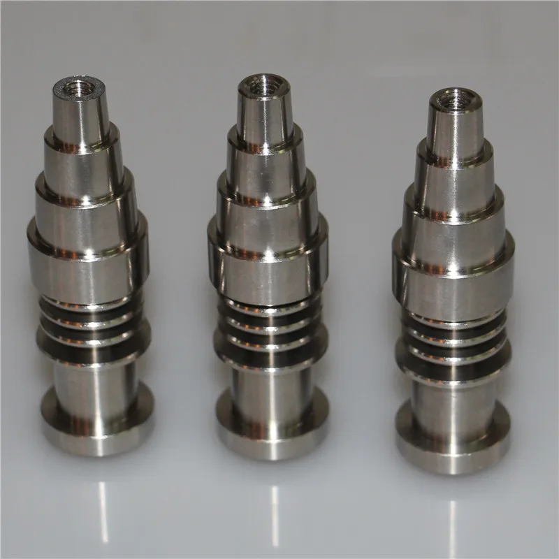 Hand tools The latest 10/14/18mm 6 in 1 Titanium nails/Quartz Hybrid E-Nails for 16mm Enail Coil oil rigs bongs