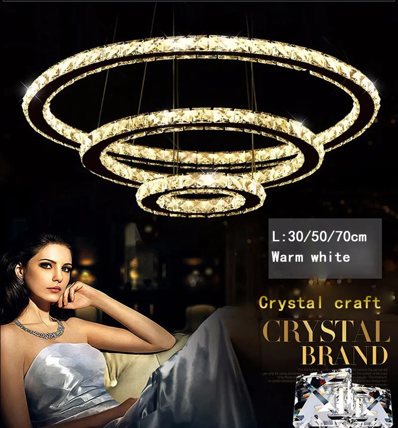 Современные светодиодные хрустальные люстры лампа для гостиной Cristal Luster люстры освещают подвесные подвесные потолочные светильники310M