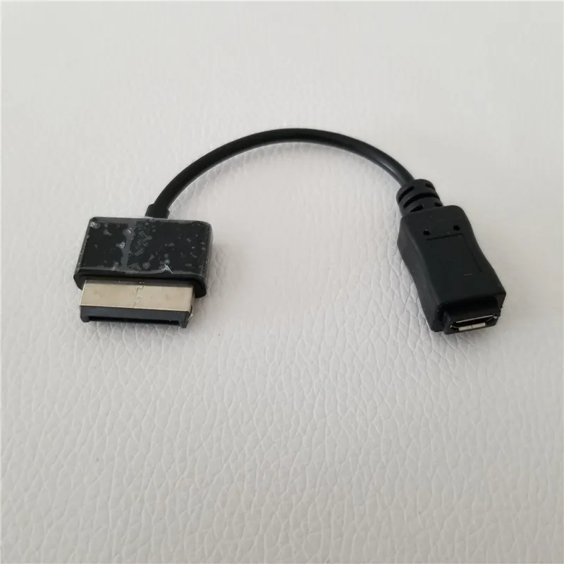 GT-102 Micro USB 5 broches vers ASUS plat 40 broches adaptateur câble d'extension de données noir 10 cm pour tablette