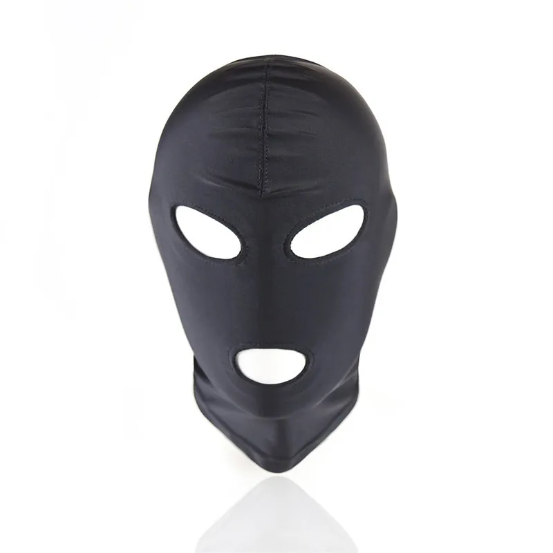 Juegos para adultos Máscara de sexo de sexo Ojo abierto BDSM Bondage Fetish Maskrandrint Sex Mask Kinky Masquía Erótica Slave Cosplay Toys para parejas S6001561