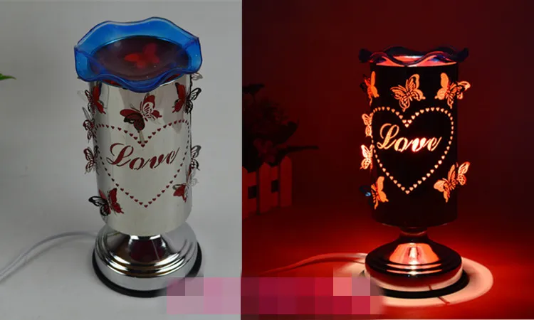 Butfly Fragrance Lampe Pouchouche tactile Lampe de chevet de chambre à coucher Creative Gift269h