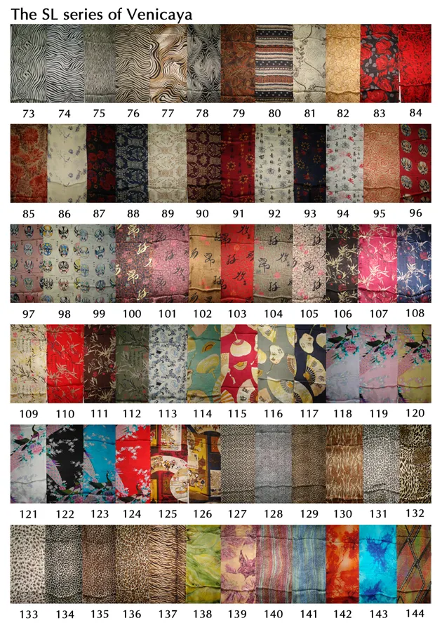 Thick Farbe Seidentücher Silk Schal Mens Womens viele Farben gemischt 20 Stück / Los heiß