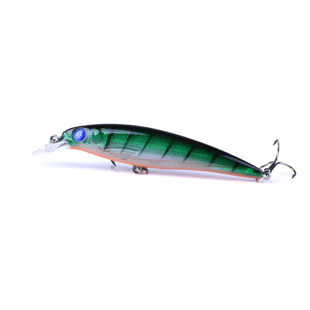 new minnow lures fishing tackle 11CM-13 4G 4#hooks Diving Depth plastic fishing luresMI027260k