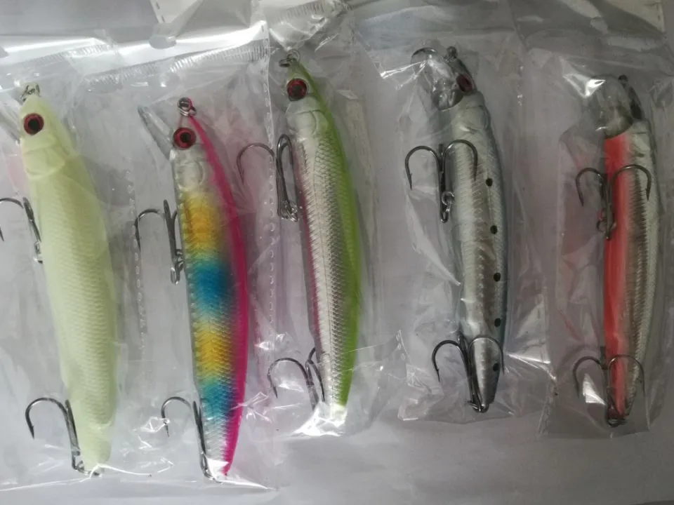 6 pièces 12 cm 16g plongée profonde natation minow leurre dur bait345I