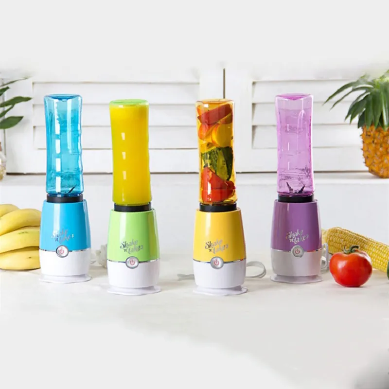 Umweltfreundlicher tragbarer Mini-Fruchtmixer, elektrischer Entsafter, Eis-Gemüse-Smoothie-Mixer mit Reisebecher294S