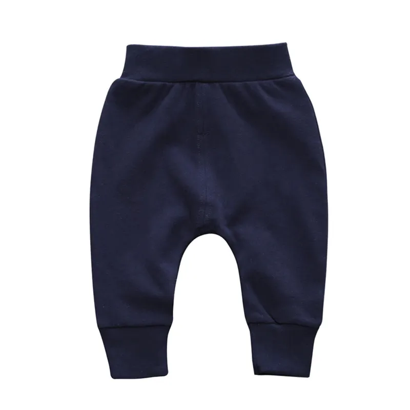 Barn baby boys tjejer sommar bomull lång legging pants toddler bloomer bottoms