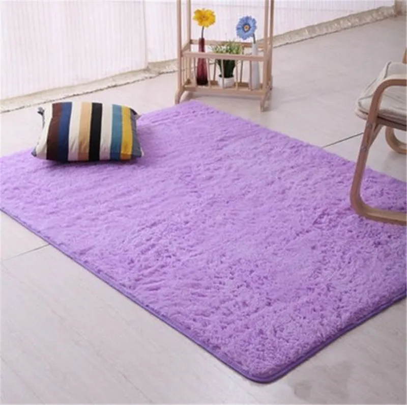 Alfombras sólidas para decoración de dormitorio, alfombra para el suelo, alfombras cálidas y coloridas para sala de estar, 60 120cm 80 120cm 120 160cm325n