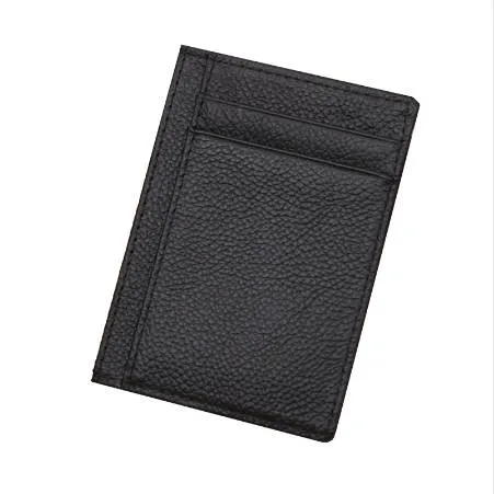 Gubintu подлинный кожаный мужчина стройная карманная карта Case Credit Super Thin Fashion Card Card Trive Wallet tarjetero hombre2769