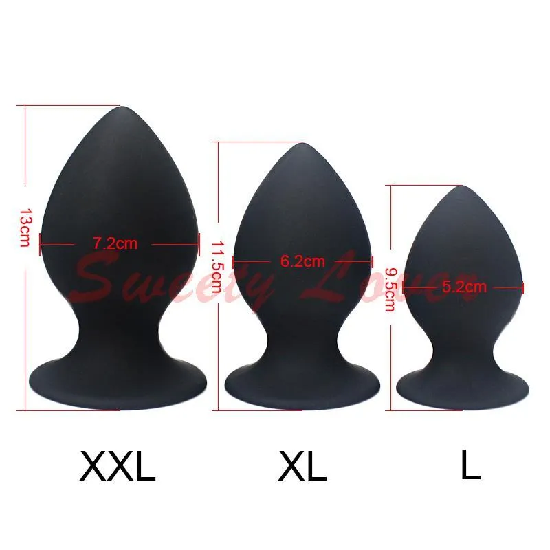 Super duży rozmiar 7 Tryb wibracja silikonowa wtyczka tyłka duży wibrator analny ogromny anal wtyczka unisex erotyczne zabawki płciowe produkty l xl y189033836