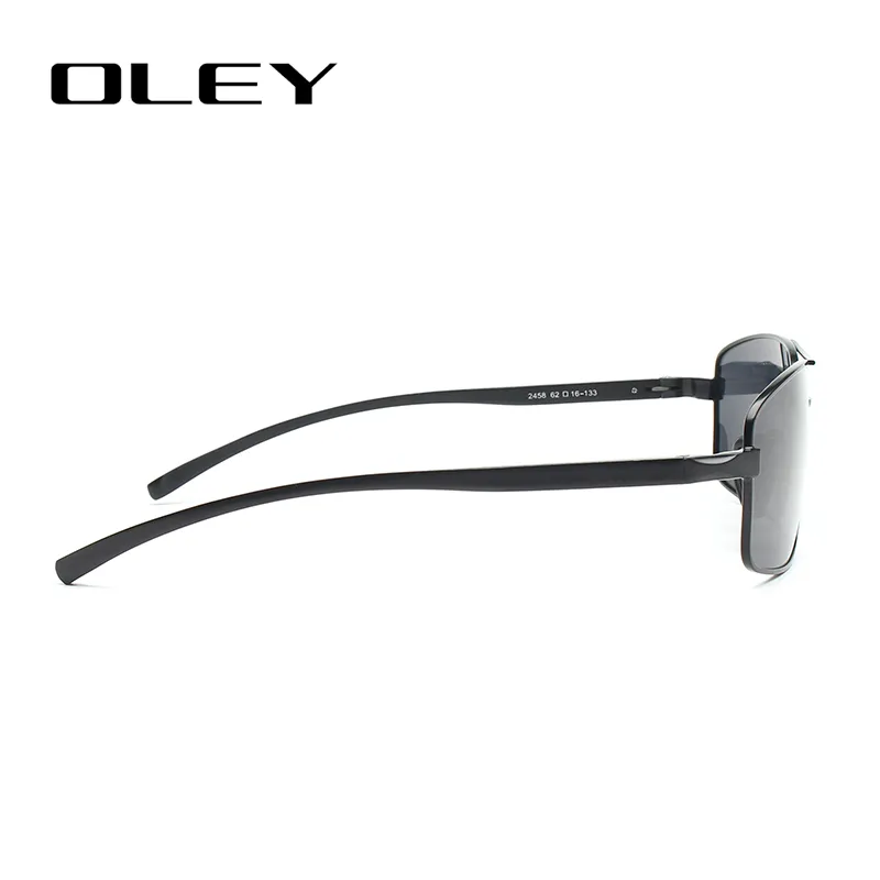 OLEY Men Polarized Sunglasses Aluminum Magnesium Sun Glasses Driving Glasses Rectangle Shades For Men Oculos masculino Male211s