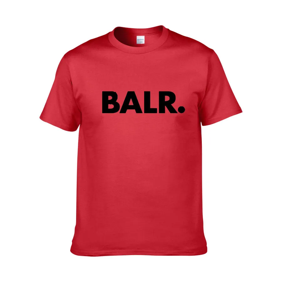 2018 new summer brand BALR clothing O-neck youth men`s T-shirt printing Hip Hop t-shirt 100% cotton fashion men T-shirts