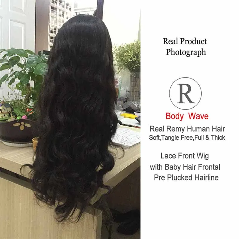 150% Density Lace Front Human Hair Wigs With Baby Hair Wholesale Brazilian Body Wave Lace Front Human Hair Wigs For Black Women