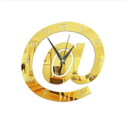 Digitale 3D-Wanduhr in Buchstabenform, groß, dekorativ, modernes Design, große geräuschlose Acryl-Küchenuhr, Wandbild für Heimdekoration 600572586