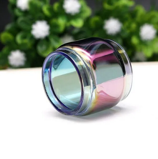 Rainbow Color Glass Tube Fat Boy TFV12 Baby Prince TFV8 Big Baby Cleito 120 Valyrian Troll RTA Extended Pyrex Glass Tubes DHL gratis