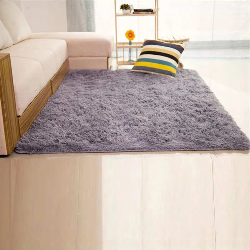 Alfombras sólidas para decoración de dormitorio, alfombra para el suelo, alfombras cálidas y coloridas para sala de estar, 60 120cm 80 120cm 120 160cm325n